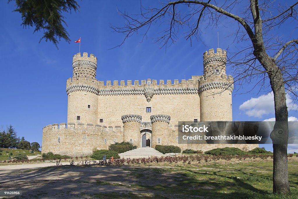 Mendozas Castelo - Foto de stock de El Real Manzanares royalty-free