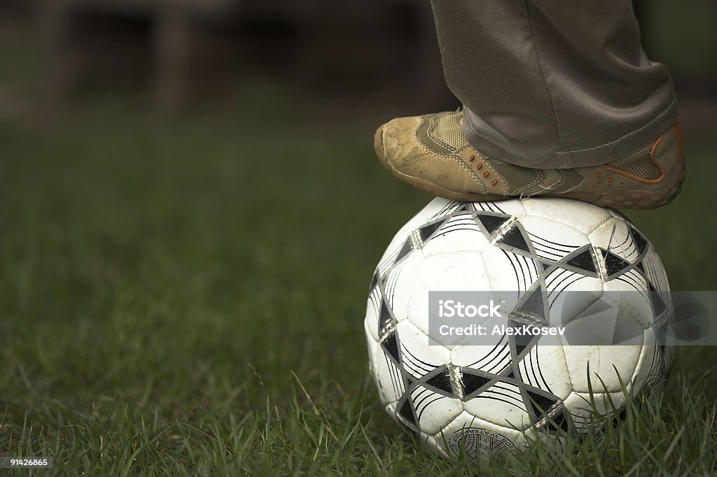 Fußball ball - Lizenzfrei Ausrüstung und Geräte Stock-Foto