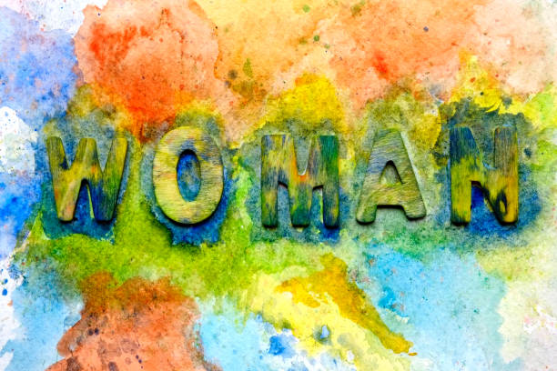 istock Close-Up Of Woman Text On Graffiti Wall 914276808