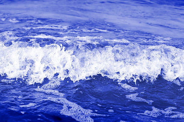 Blue Waves. stock photo