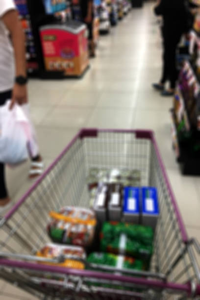 istock Blur shopping in supermarket. 914299898