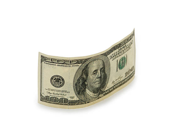 istock Dollar bank note isolated on the white 91430216