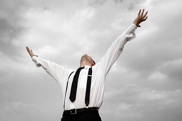 istock businessman screaming to the world 91430642