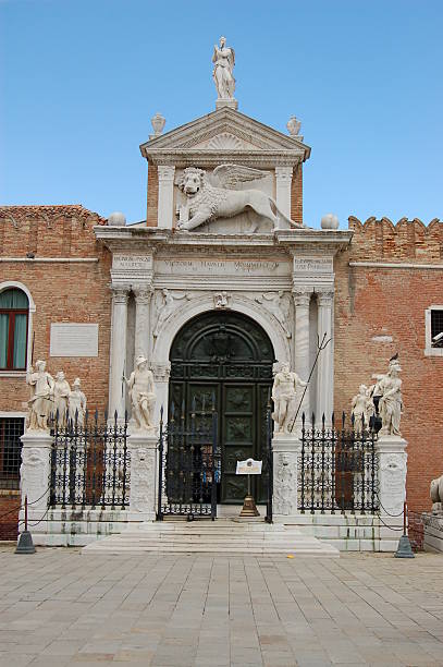 istock Pedestrian entrance, Arsenale, Venice 91430858