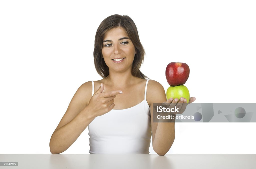 Apple la dieta - Foto de stock de Adolescencia libre de derechos