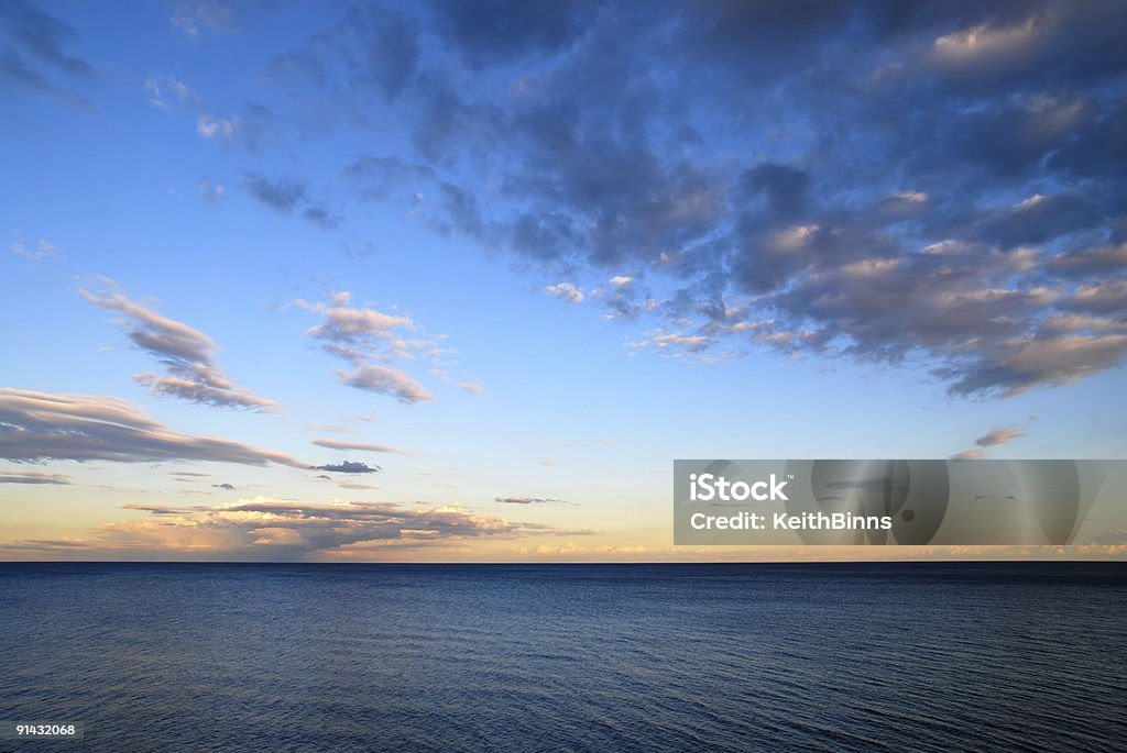 Horizont über Wasser - Lizenzfrei Blau Stock-Foto