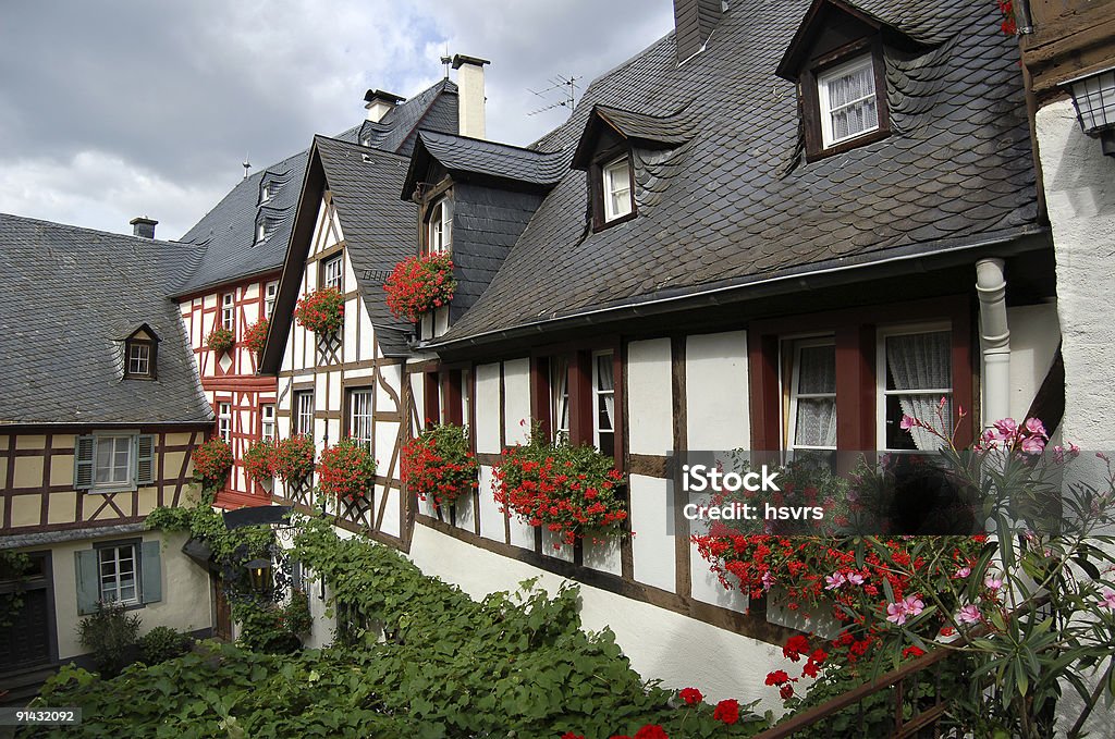 Beilstein(Germany) Mosel valley  Half-Timbered Stock Photo