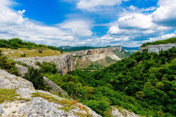 istock Gorge deep and narrow in the mountain. 914321340