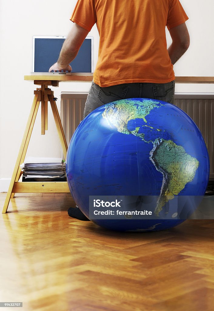 Business internazionali - Foto stock royalty-free di Globo terrestre