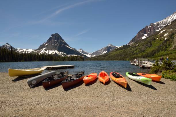 istock Kayaks at Two Medicine Lake 914327444