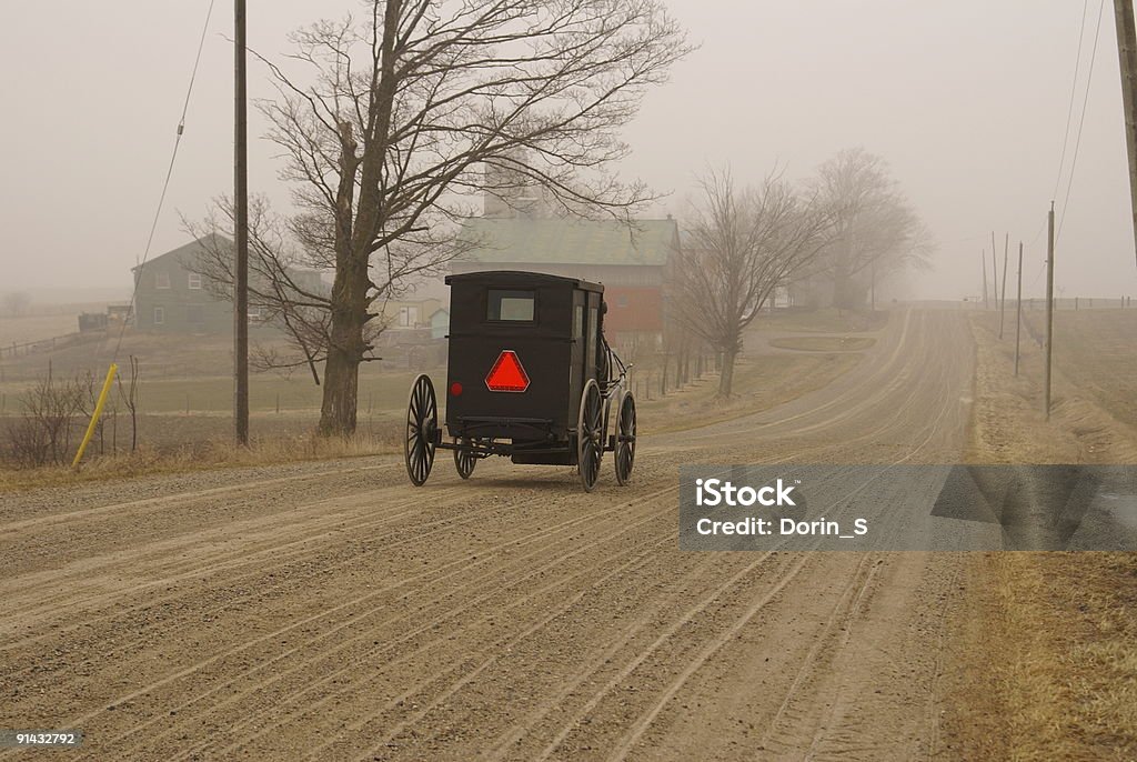 Mennonite Horse and Buggy  Ontario - Canada Stock Photo