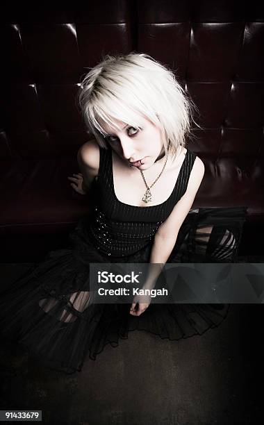 Goth Female Stock Photo - Download Image Now - Goth, Blond Hair, Sensuality