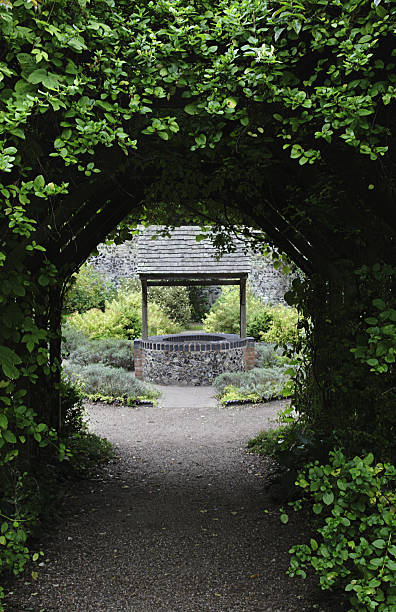 istock Wishing Well Arch 91433912
