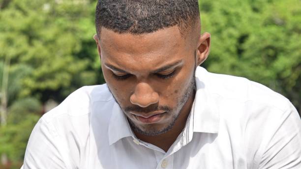 istock Bearded Male And Sadness 914339810