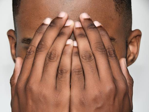 istock Hopeless Unshaven Black Male 914339928