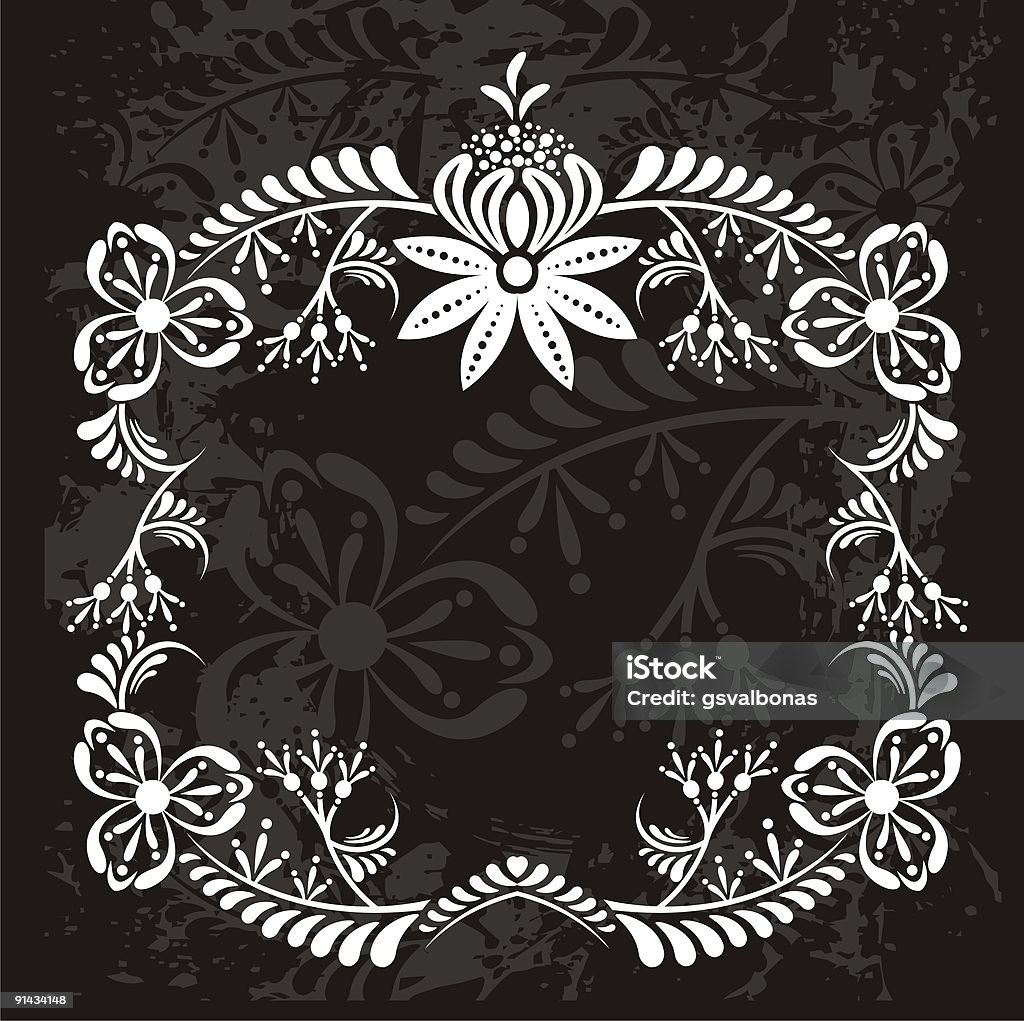 design floral, frame - Royalty-free Antigo Ilustração de stock