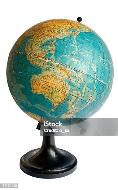 Un Vecchio Globo Australia - Fotografie stock e altre immagini di Acqua - Acqua, Asia, Australia