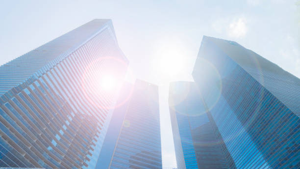 istock perspective exterior pattern blue glass wall modern buildings 914342456