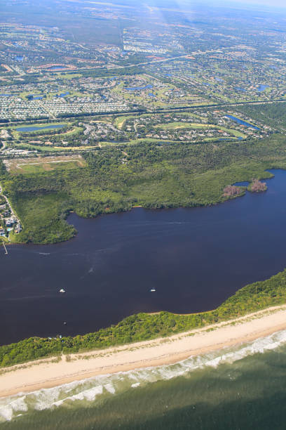 istock Aerial View of Eastern South Florida Coastline 914345654