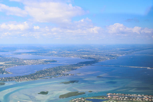 istock Aerial View of Eastern South Florida Coastline 914345736