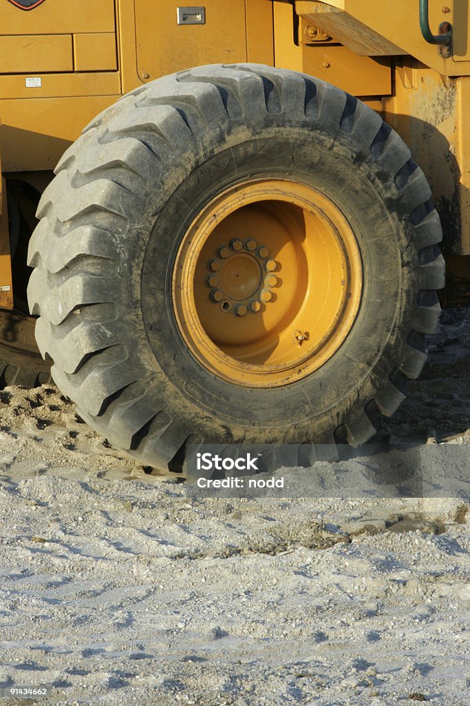 Schwere Baufahrzeug Rad - Lizenzfrei Abbrechen Stock-Foto