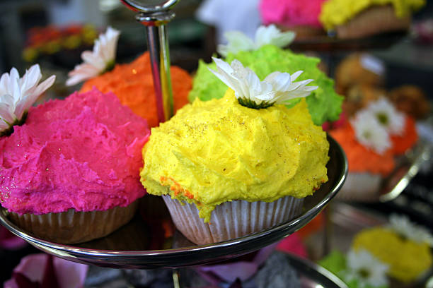 Colorful Cupcakes stock photo