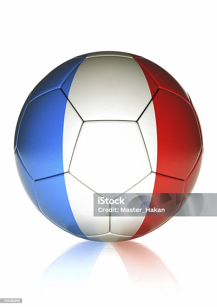 フランスサッカーボール - 3Dのロイヤリティフリーストックフォト