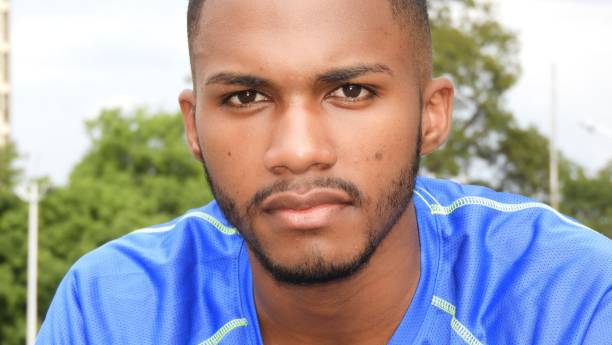 istock Unshaven Male Athlete 914350568