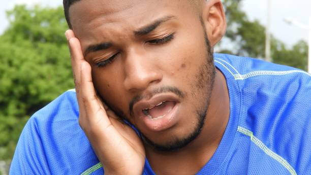 istock African Male Tired Athlete 914350834