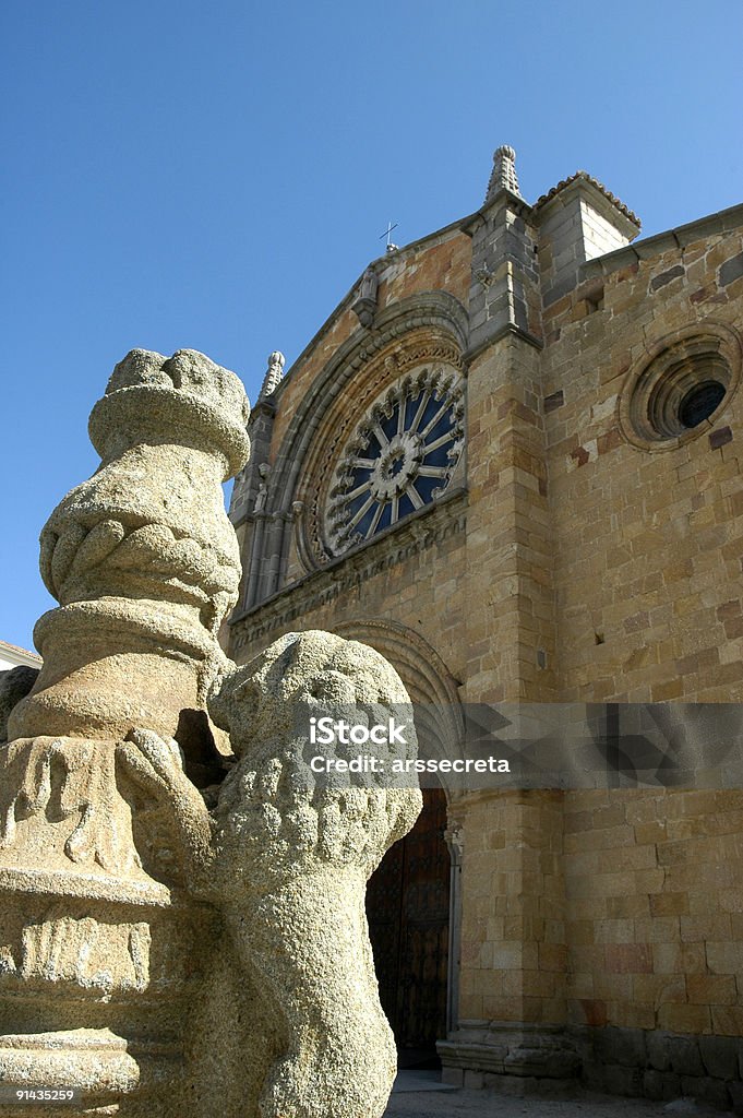 Saint Peters church, Avila (Hiszpania - Zbiór zdjęć royalty-free (Avila)