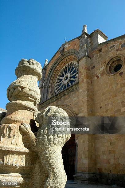 Saint Peters Church Avila Hiszpania - zdjęcia stockowe i więcej obrazów Avila - Avila, Bez ludzi, Chrześcijaństwo