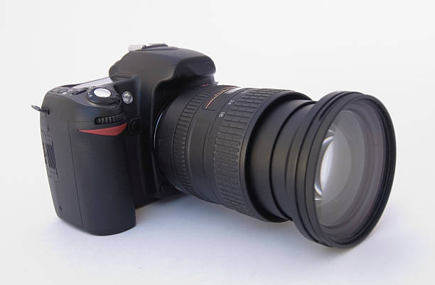 istock Digital SLR Camera with telephoto lens 91435440