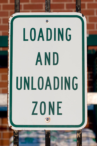 Loading And Unloading Zone Stock Photo - Download Image Now - Loading ...