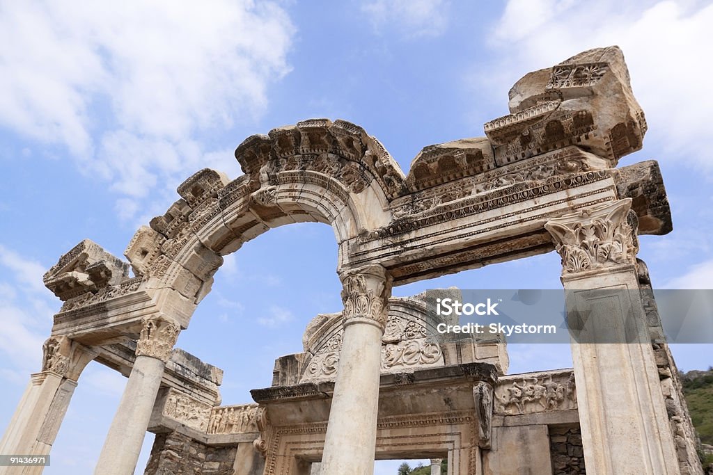 Arch - Lizenzfrei Artemis-Tempel - Gerasa Stock-Foto
