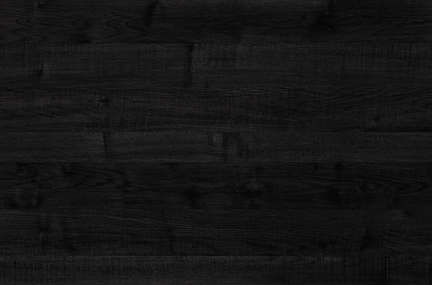 istock Black wood texture. wood background old panels 914378980