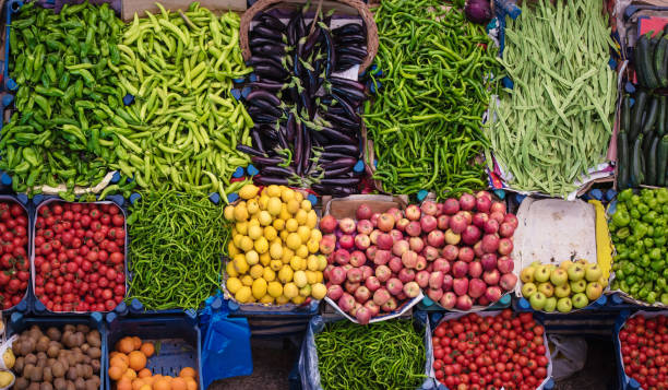 istock Fruits and vegetables at a grocery market 914385328