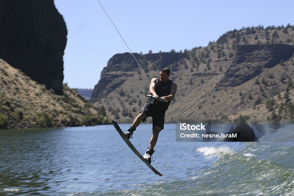 Landing into water  Oregon - US State Stock Photo