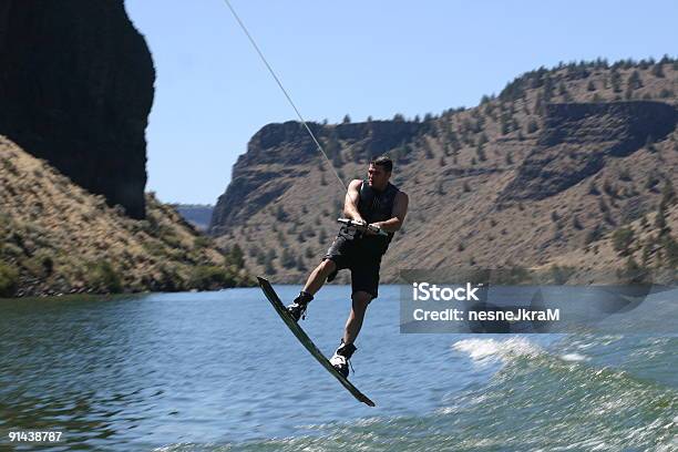 Landing Into Water Stock Photo - Download Image Now - Oregon - US State, Curve, Waterskiing