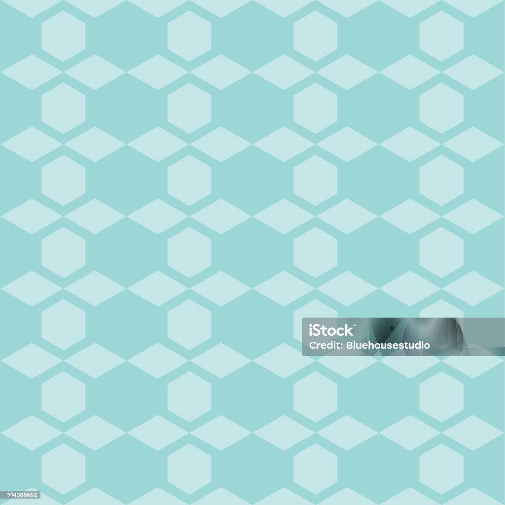 Hexagon Shape Repeating Seamless Pattern Designvector Stock ...