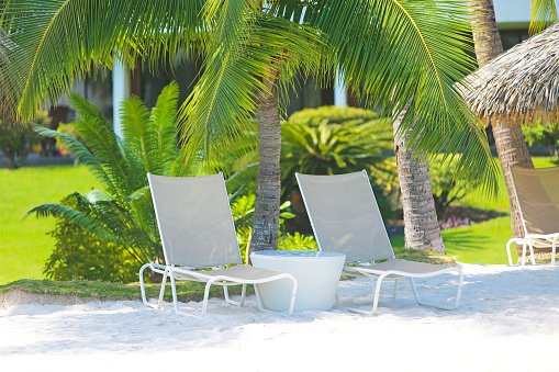 Pretty beach chairs