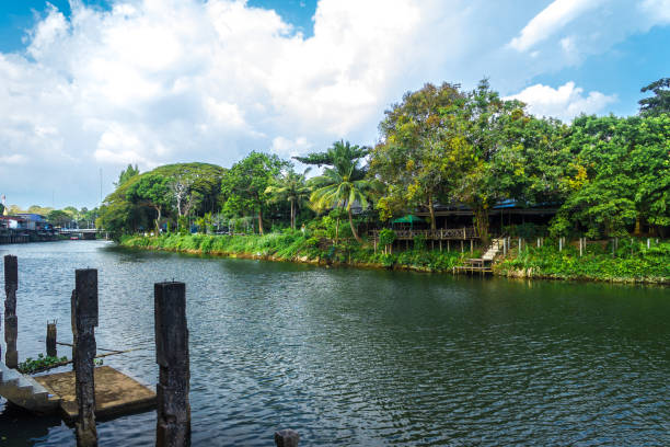 istock the river chanthaburi thailand with blue sky 914389806