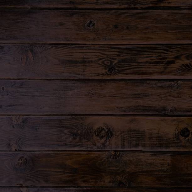 istock Wood texture background, black wood planks. Grunge washed wood wall pattern. 914390062