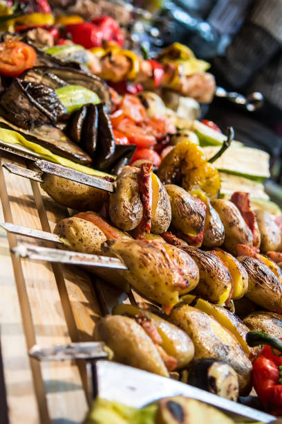 istock Grilled food at market 914390194