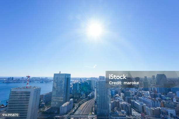 Panoramic View Of Tokyo Japan Stock Photo - Download Image Now - Aerial View, Architecture, Asia