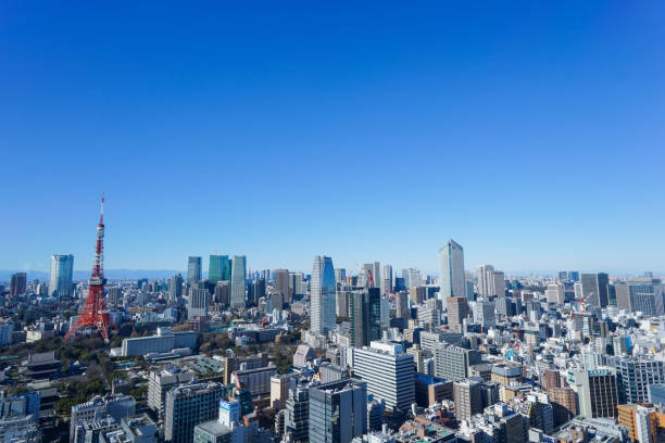 istock Panoramic view of Tokyo, Japan 914395990