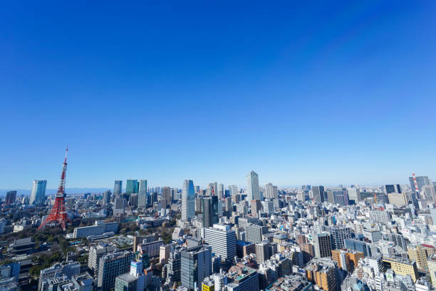 istock Panoramic view of Tokyo, Japan 914396090