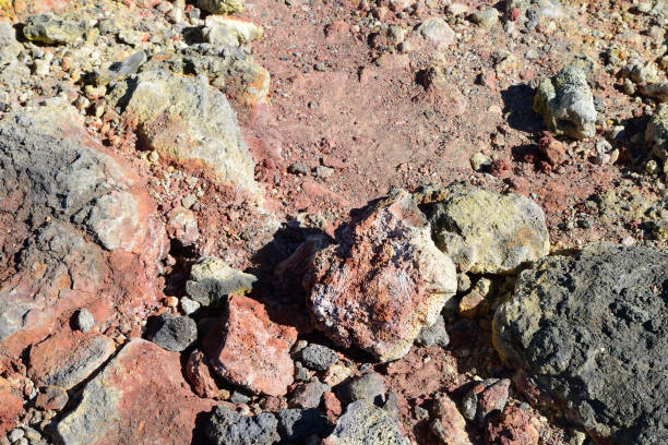 Summit of Volcano Mount Etna, Sicily, Italy