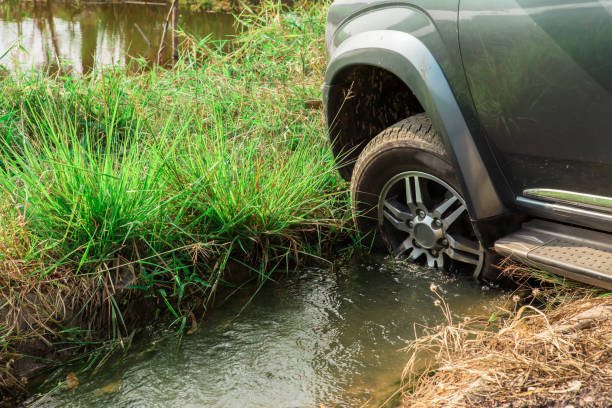 istock Car Accident, Crash, Hurricane - Storm, Parking Lot, Rain 914410732