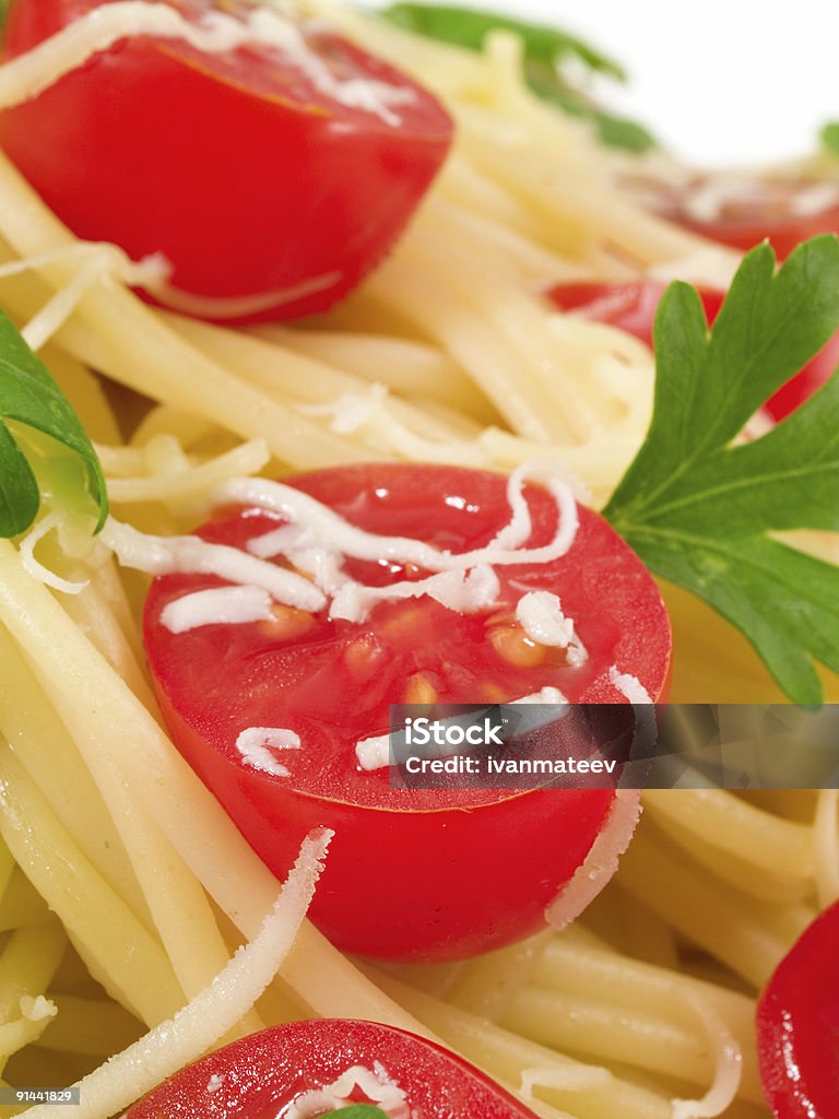 Collection de pâtes Spaghetti aux tomates cerise - Photo de Aliment libre de droits