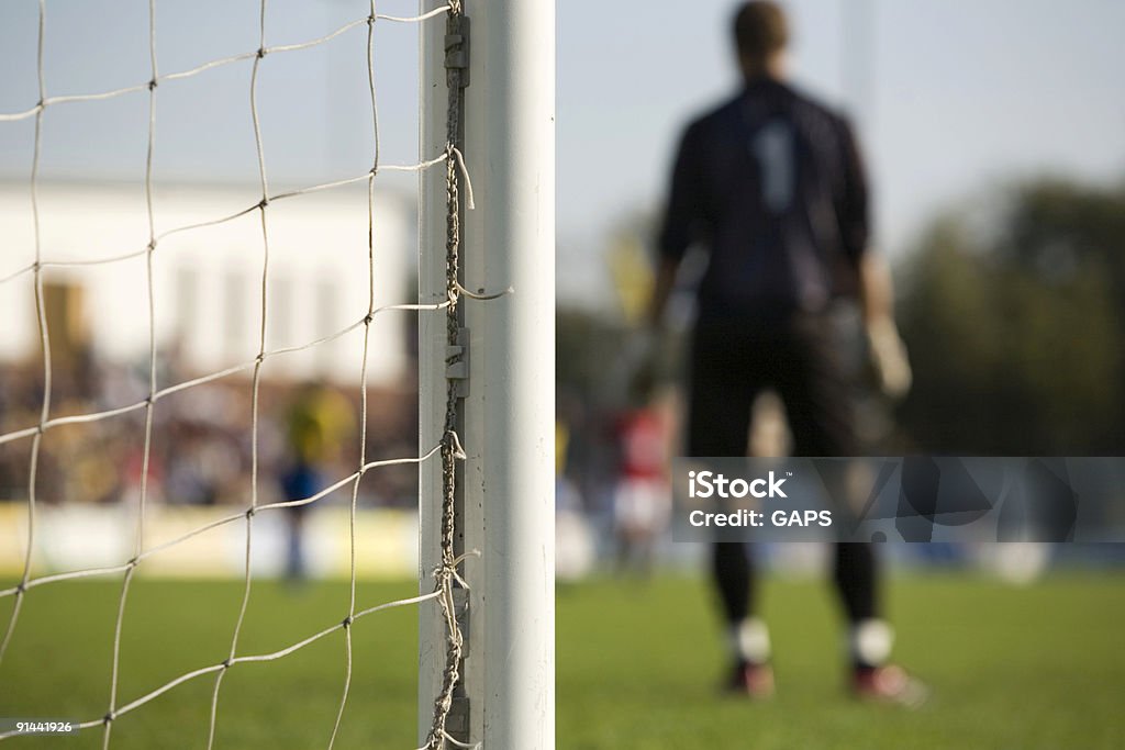 Цель и Вратарь - Стоковые фото Club Soccer роялти-фри